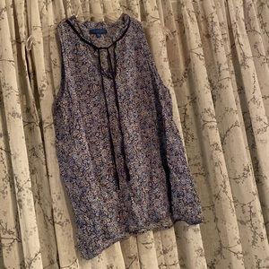 Antibes Blanc Sleeveless Top